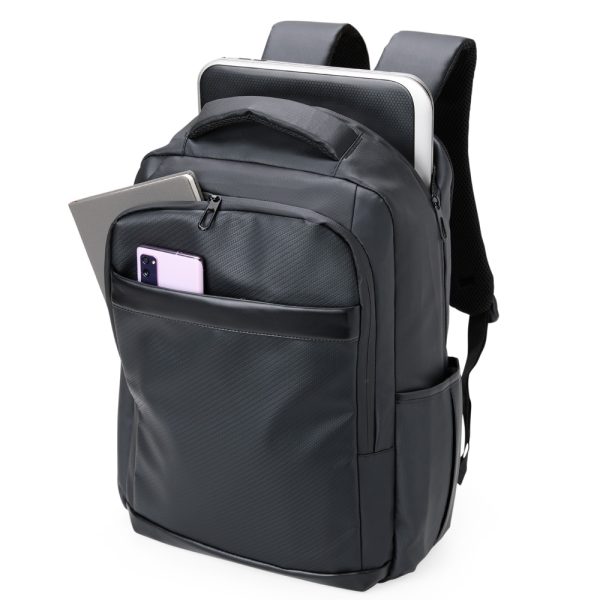 Mochila Couro Sintético USB 21 Litros