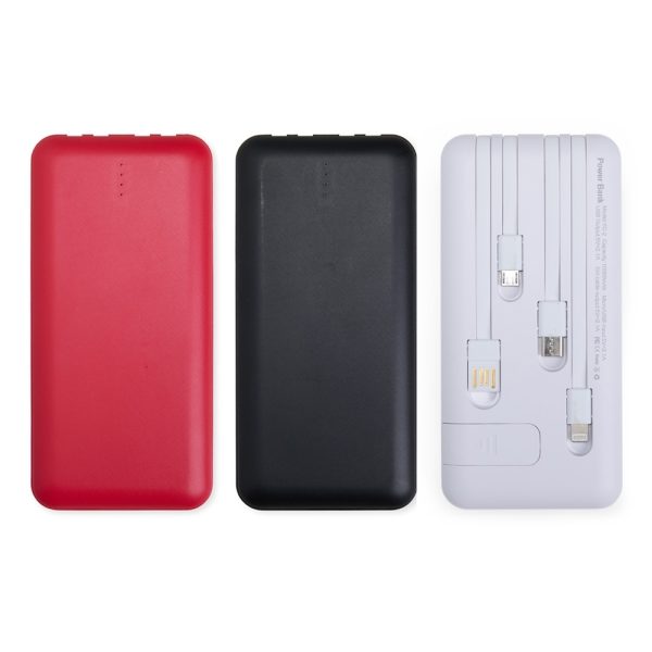 Power Bank 10.000mAh com Lanterna e Multissaídas